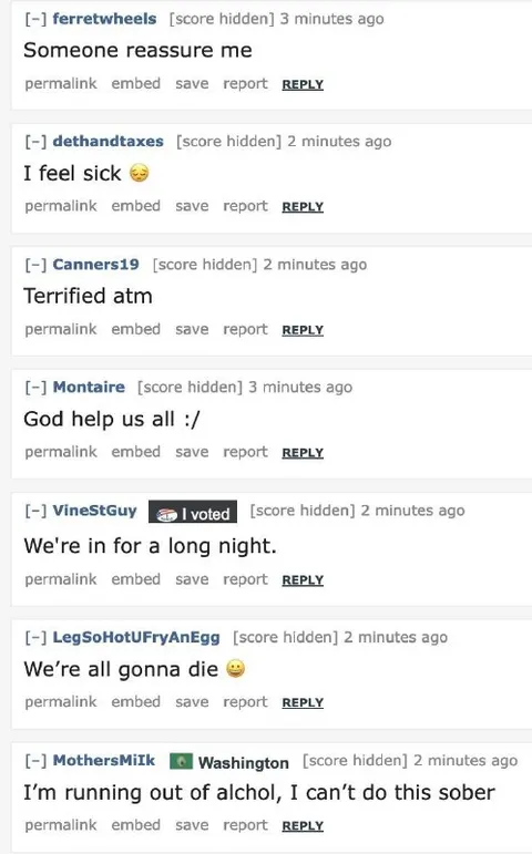 Everyone Is Terrified Tonight