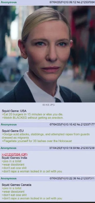Squid Game by Country