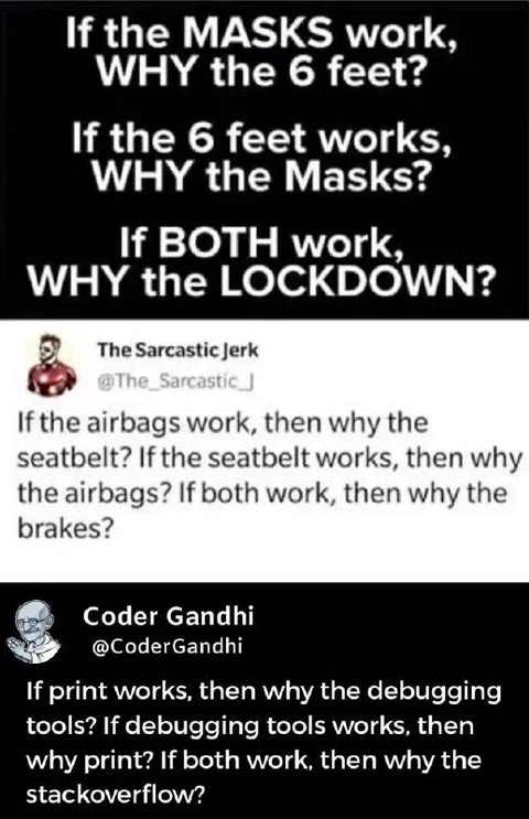 If Both Work, Why the Lockdown?