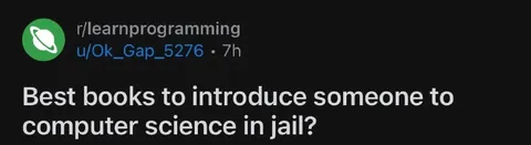 Computer Science Books in Jail