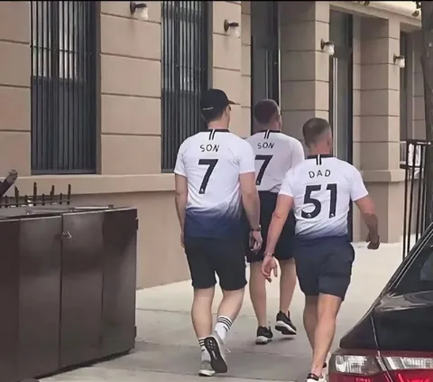 Dad and Sons Jersey Numbers