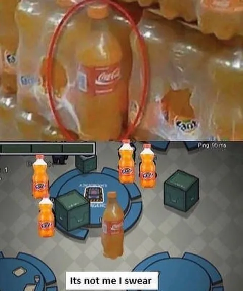 Orange Bottle Is Not Me