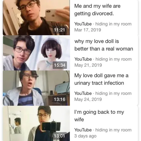Love Doll Divorce Timeline