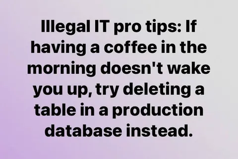 Deleting a Production Database