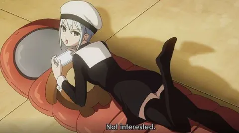 Not Interested Anime Reaction