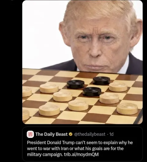 Trump Cannot Explain the War