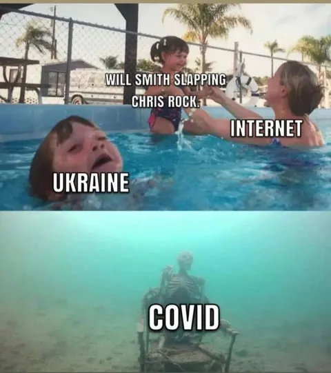 Ukraine Internet COVID Pool Meme