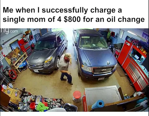 Overcharging for an Oil Change