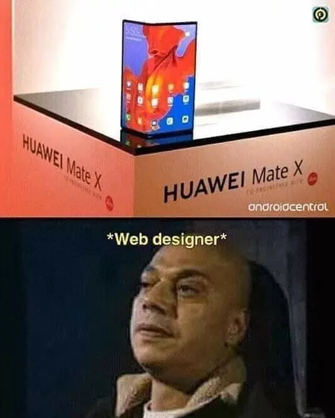 Web Designer Sees Foldable Phone