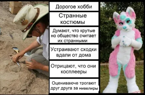 Дорогое хобби и странные костюмы