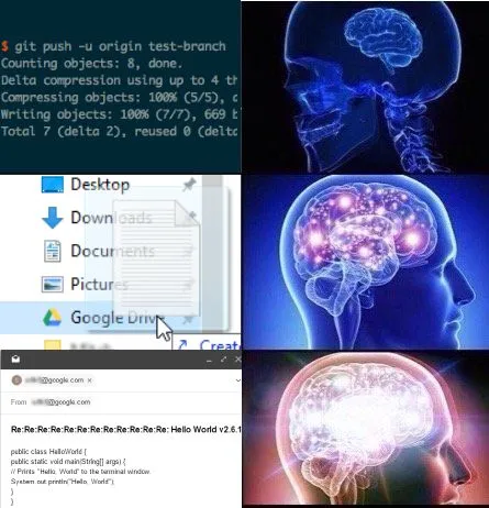 Git Push Brain Evolution