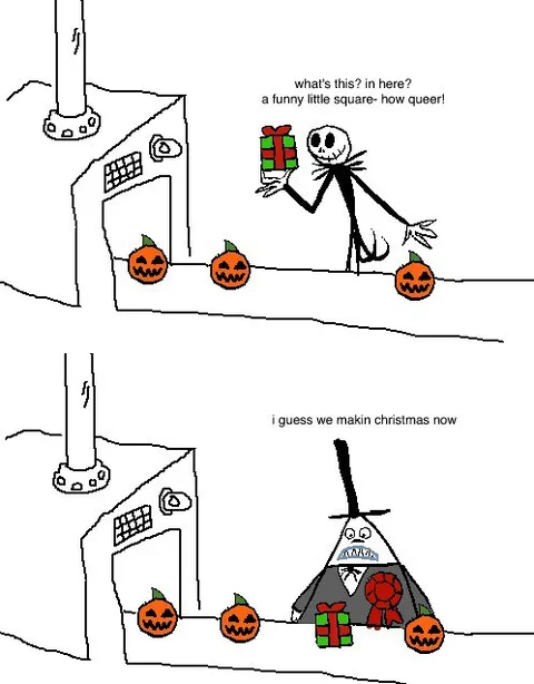 Jack Skellington Makes Christmas