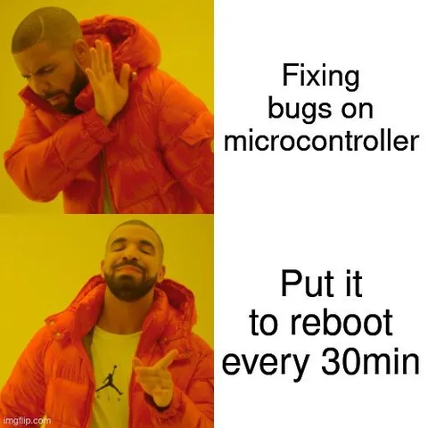 Rebooting the Microcontroller Every 30 Minutes