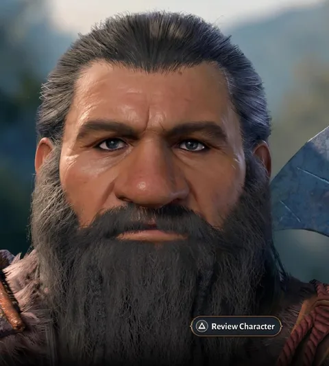 Baldur's Gate 3 Dwarf Character