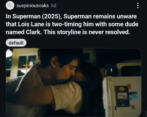 Superman Unaware Lois Is Cheating