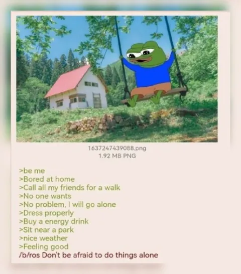 Pepe Goes for a Walk Alone