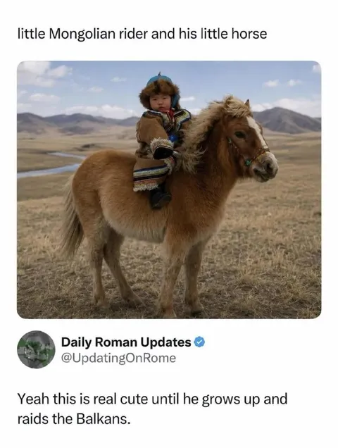 Mongolian Rider Raids the Balkans