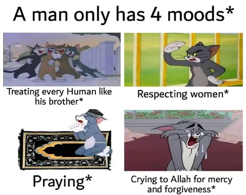 A Man Only Has Four Moods