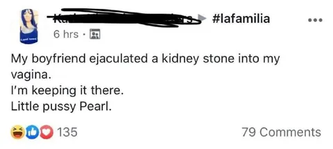 Little Pussy Pearl Kidney Stone