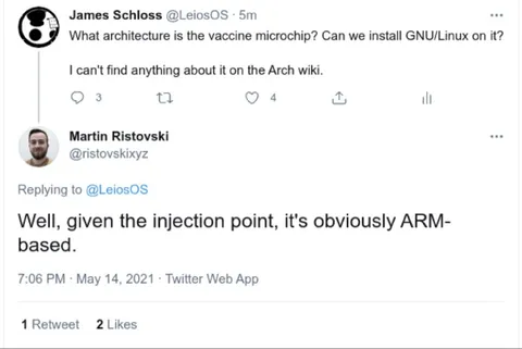ARM-Based Vaccine Microchip