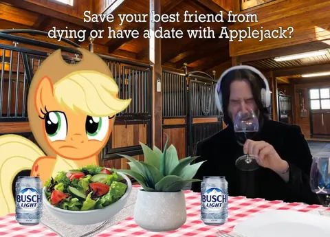 Save Your Best Friend or Date Applejack