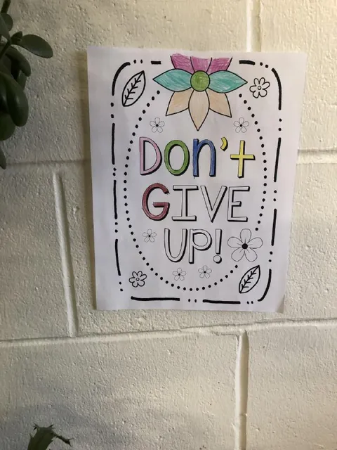 Don’t Give Up Sign