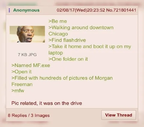 Morgan Freeman Flash Drive