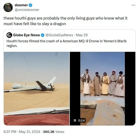 Houthi dragon slayers