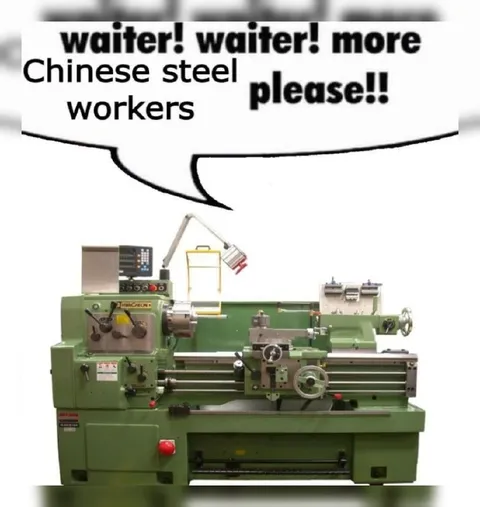 More Chinese Steel Workers Please