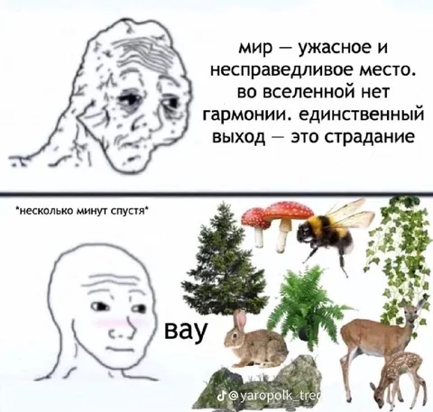 Войжак познал гармонию природы