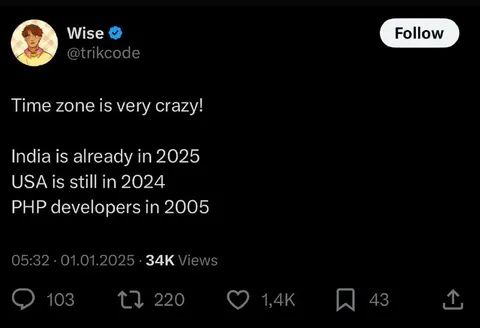 Time Zone Developer Joke