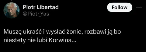 Muszę ukraść i wysłać żonie