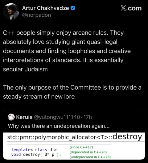 C++ Arcane Rules and Lore