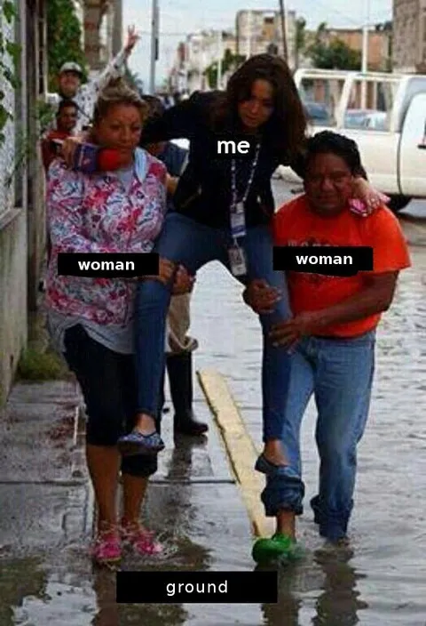 Me Held Up by Women