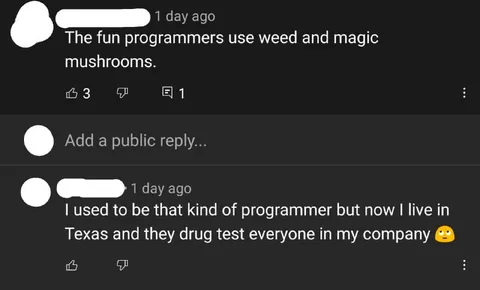 Texas Drug Tested Programmer