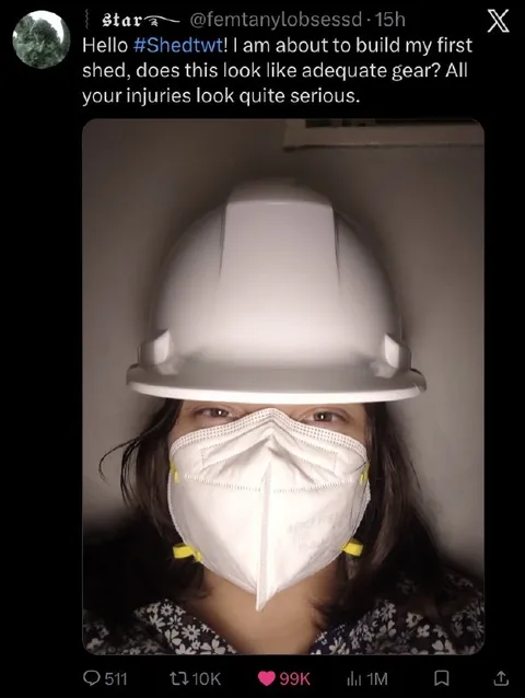 Shed Building Safety Gear