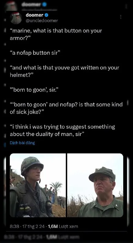 Born to Goon, NoFap Button