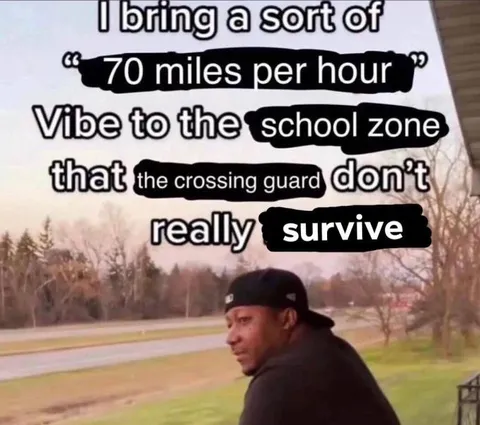 70 Miles Per Hour School Zone