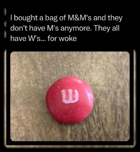 M&M’s Woke W