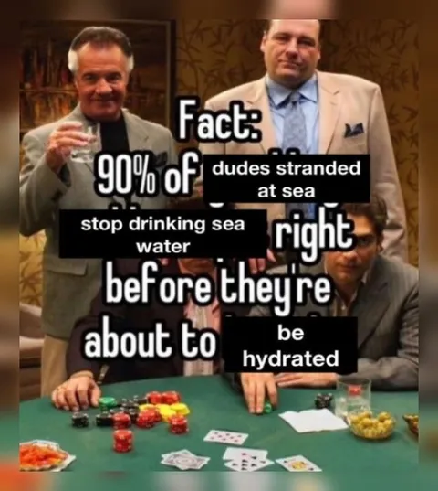 Stop Drinking Sea Water