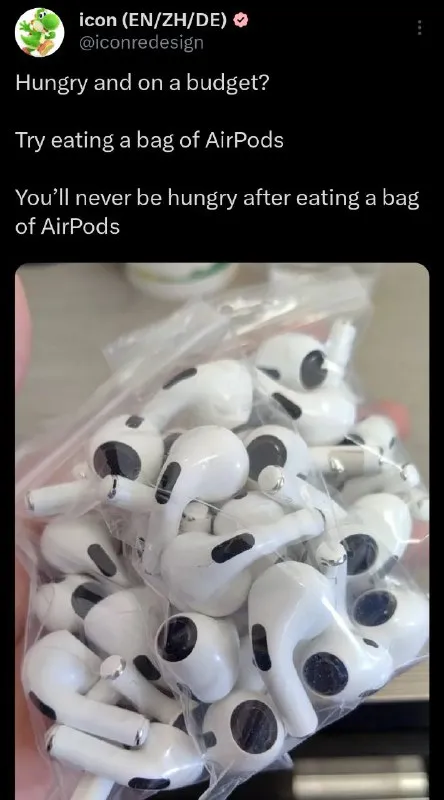 Eating a Bag of AirPods