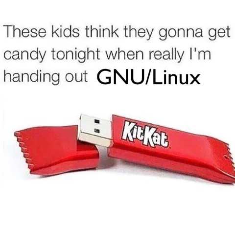 GNU/Linux Instead of Candy