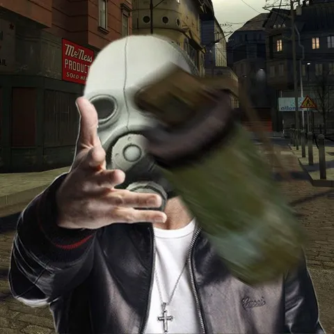 Gas Mask Bottle Smack