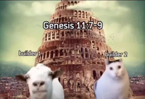 Goat and Cat Build Babel