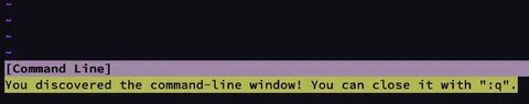 Vim Command Line Discovery