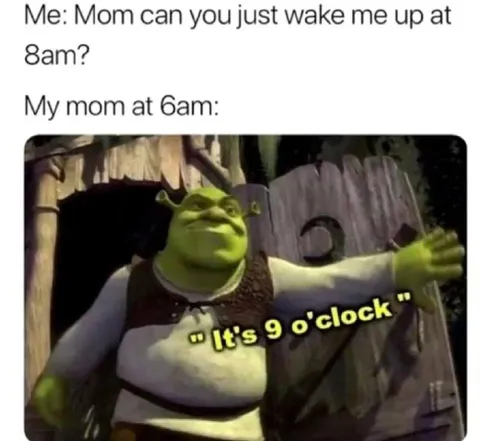 Mom Wakes You Up Early