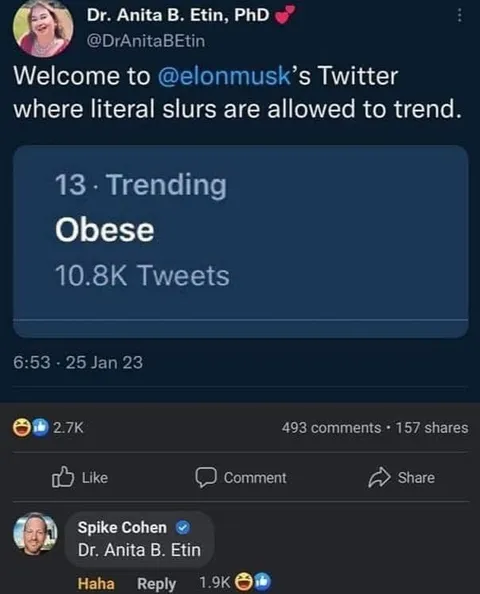Literal Slur Trending on Twitter