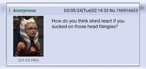 Ahsoka Head Thingies Joke