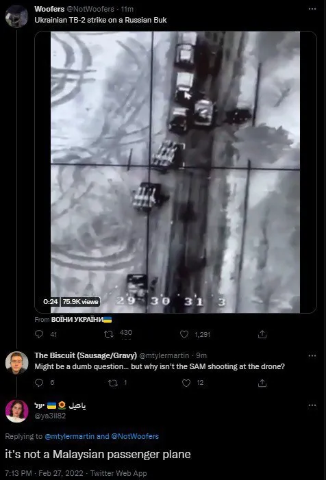 Not a Malaysian Passenger Plane