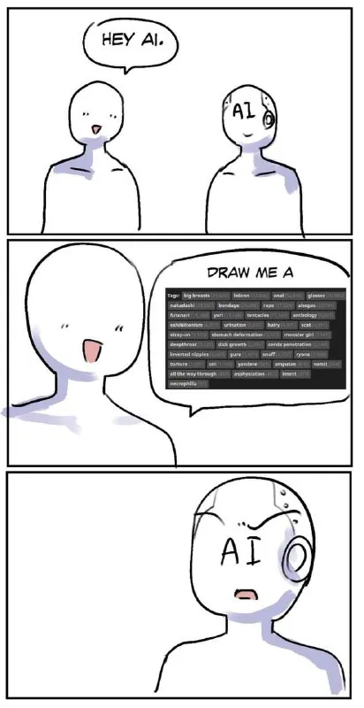 AI Refuses the Drawing Prompt